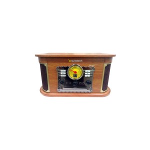 TOCADISCOS DE MADERA RETRO | CD | FM...