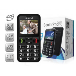 REACONDICIONADO TELEFONO S9 DUAL SIM SENIOR PHONE NEGRO BIWOND