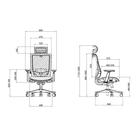 REACONDICIONADA SILLA OFICINA GAMA...
