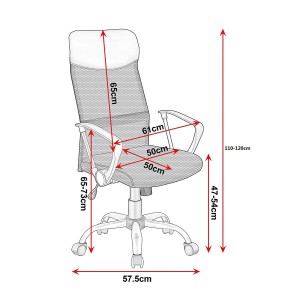 REACONDICIONADA SILLA OFICINA OF100...