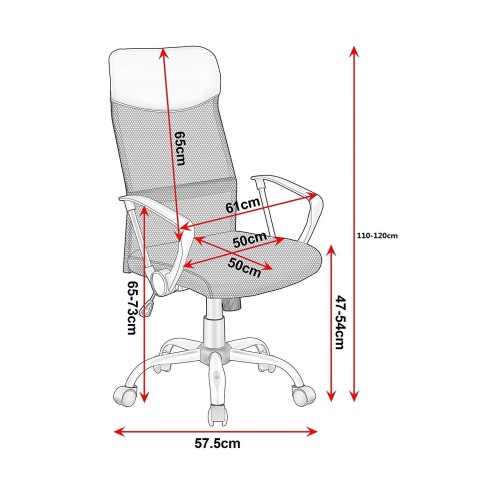REACONDICIONADA SILLA OFICINA OF100...