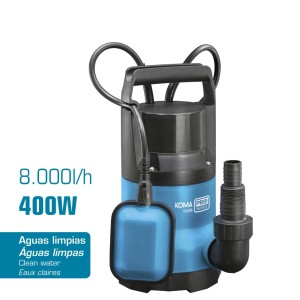 BOMBA DE AGUAS LIMPIAS 400W KOMA TOOLS