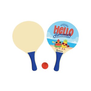 JUEGO DE PALAS DE PLAYA DE MADERA...