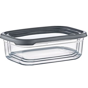 SET 3 TUPPER RECTANGULARES GRIS...