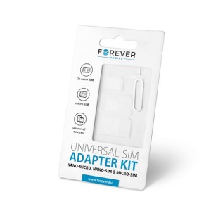KIT ADAPTADORES PARA TARJETA SIM FOREVER