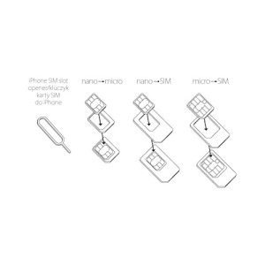 KIT ADAPTADORES PARA TARJETA SIM FOREVER
