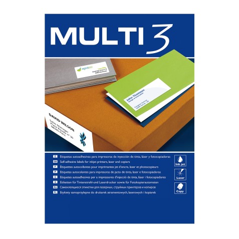 ETIQUETAS ADHESIVAS - MULTI3 - 48.5 X...