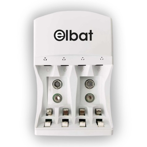 CARGADOR DE PILAS AA / AAA / 9V ELBAT