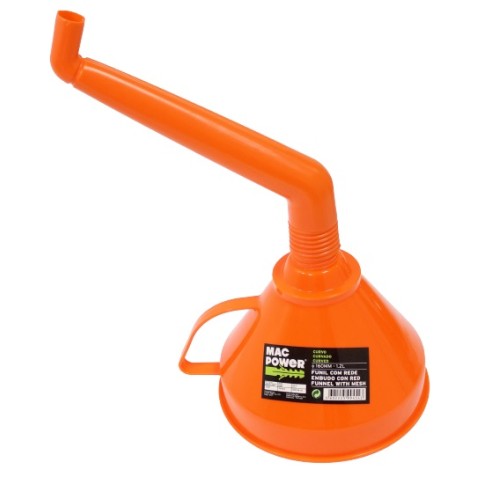 EMBUDO PLASTICO CURVADO, 160mm. MAC...