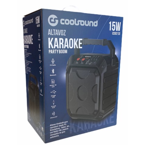 ALTAVOZ KARAOKE BLUETOOTH PARTY BOOM...