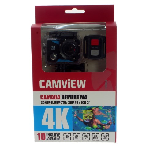 CAMARA DEPORTIVA 4K | SONY 20MPX |...