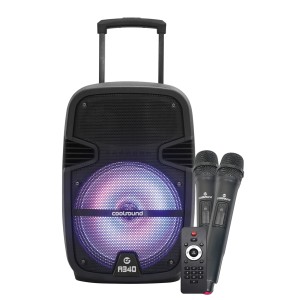 REACONDICIONADO ALTAVOZ A340 AMPLIFICADO 8" 250W | BATERIA 4400 | 2 X MICRO