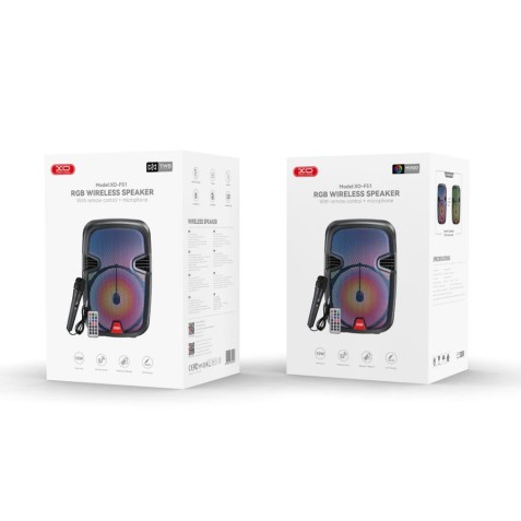 ALTAVOZ KARAOKE RGB 10W CON MICROFONO...