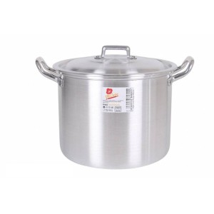 OLLA CON TAPA ALUMINIO 30CM 15 LITROS