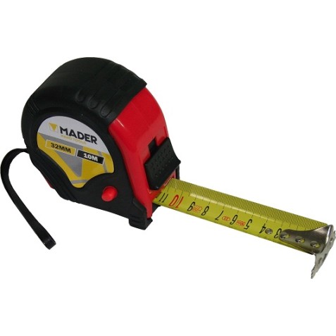 FLEXOMETRO, 10 Mtrs.X 32 mm. MADER
