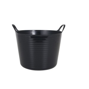 CUBETA REDONDA FLEXIBLE 16 LITROS NEGRO FLEXY