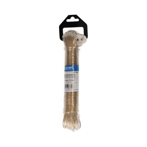 MADEJA CABLE DE ACERO PLASTIFICADO 15...