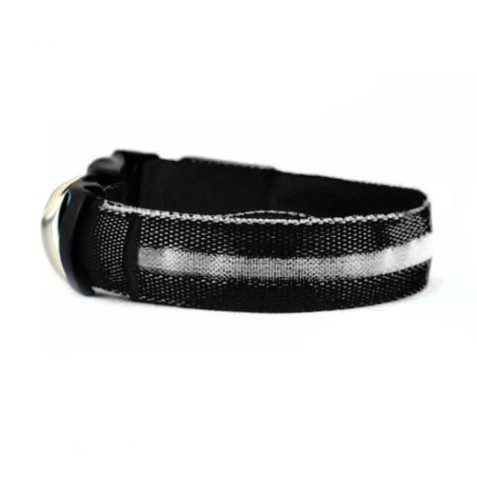 COLLAR MASCOTAS LED NEGRO TALLA L BIWOND