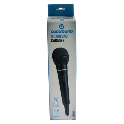 MICROFONO KARAOKE 6.5MM 2.5 METROS...