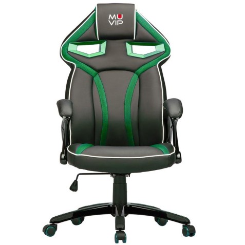 SILLA GAMING GM300 NEGRO/VERDE MUVIP