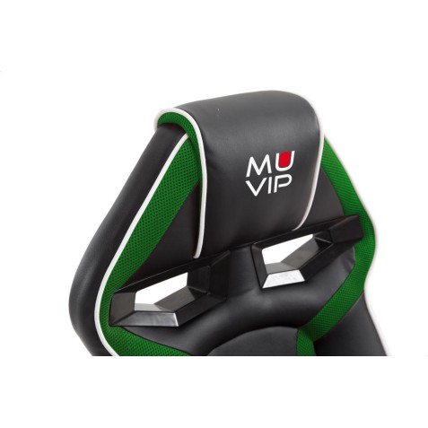 SILLA GAMING GM300 NEGRO/VERDE MUVIP