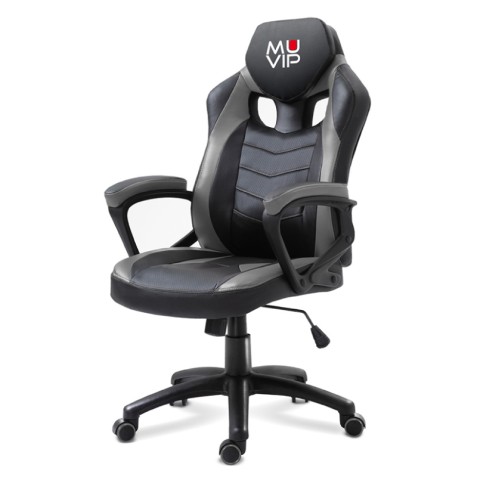 SILLA GAMING GM1400 NEGRO / GRIS MUVIP