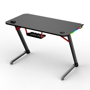 MESA GAMING PRO1700 FIBRA CARBONO LUZ...