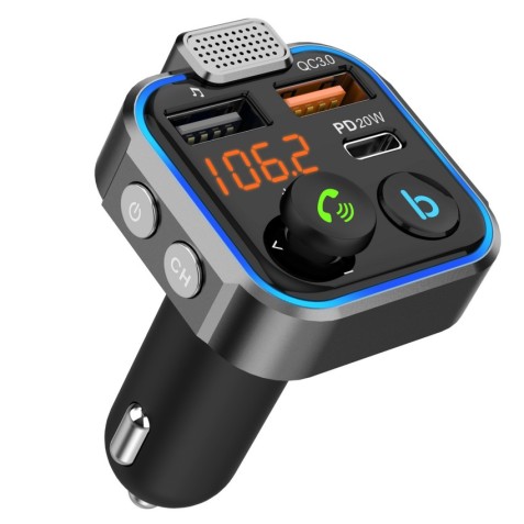 TRANSMISOR FM MANOS LIBRES BLUETOOTH...