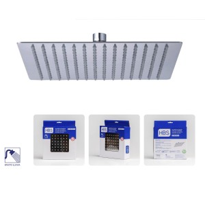 REACONDICIONADO PLAFÓN DE DUCHA CUADRADA CROMADA HBS