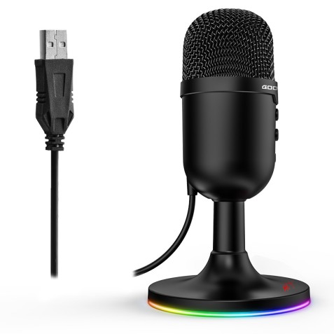 REACONDICIONADO MICRÓFONO GAMING RGB...