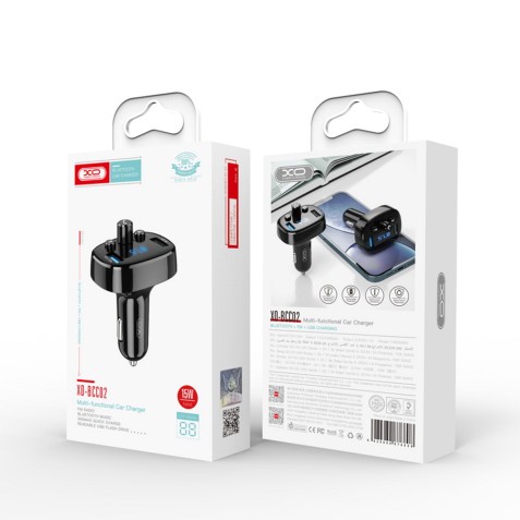 TRANSMISOR FM BCC02 BLUETOOTH 15W XO