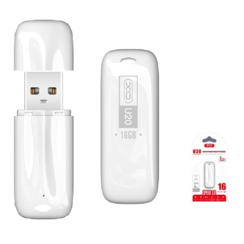 PENDRIVE U20 16GB USB 2.0 BLANCO XO