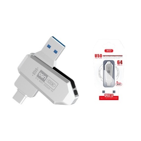 PENDRIVE U50 OTG TIPO C USB 3.0 64GB XO
