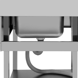 FREGADERO INDUSTRIAL 140X70X85CM...
