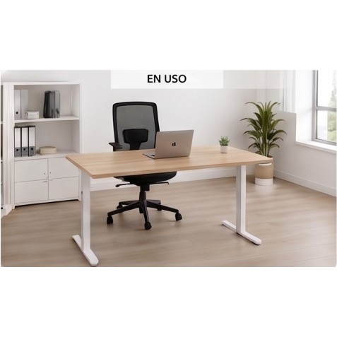 MESA DE OFICINA 120X70X75CM NOGAL CROMAD