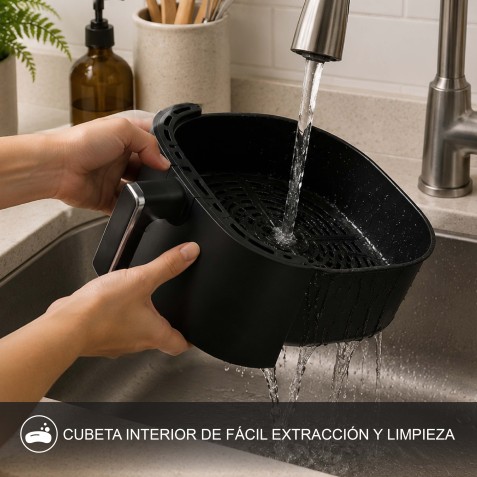 FREIDORA AIRE CALIENTE AIRCOOK 8...