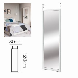 ESPEJO PARA PUERTA BLANCO 30X120...