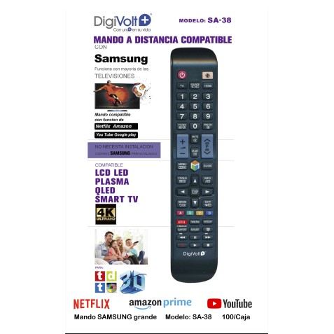 MANDO A DISTANCIA COMPATIBLE SAMSUNG...
