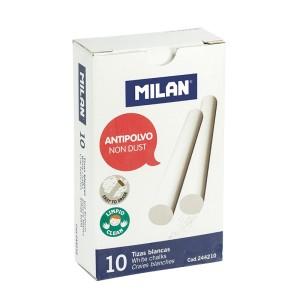 PACK 10 TIZAS BLANCAS REDONDAS...