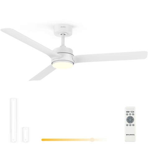 VENTILADOR DE TECHO 30W 52" CON LED Y...