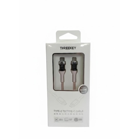 CABLE TIPO C A TIPO C 1 METRO 60W...
