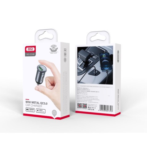 CARGADOR MECHERO CC46 QC 3.0 18W XO