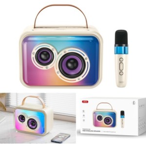 ALTAVOZ KARAOKE RGB 20W CON MICROFONO...