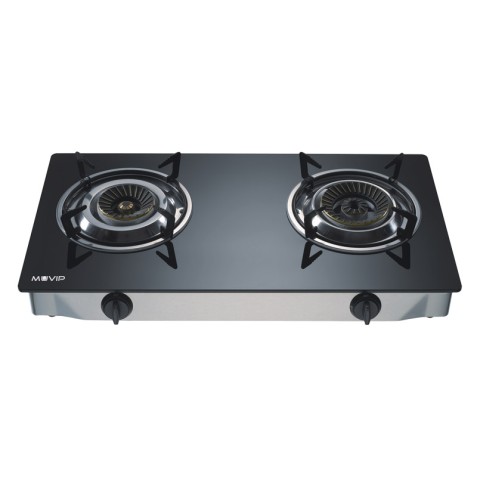 COCINA GAS INOX 2 FUEGOS CRISTAL...