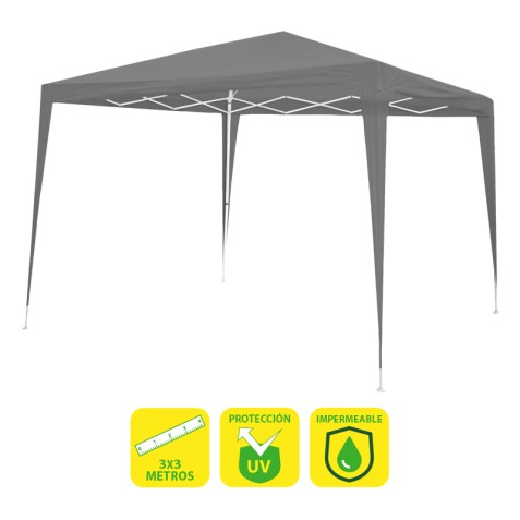 REACONDICIONADA CARPA ACERO RAFIA 3X3...