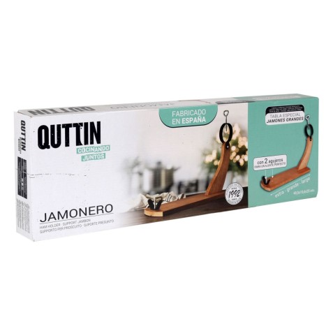 JAMONERO DE MADERA GONDOLA QUTTIN