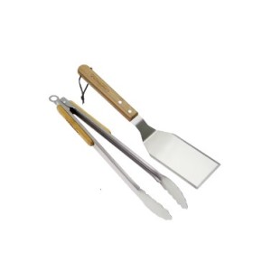 SET 2 ACCESORIOS BARBACOA CON MANGO...
