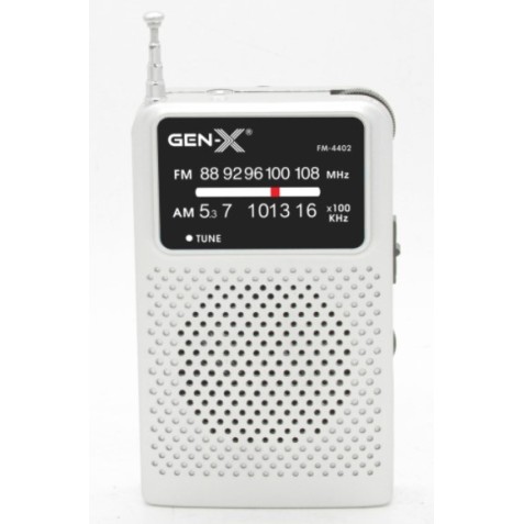 RADIO PORTATIL AM/FM ANALOGICA GRIS...