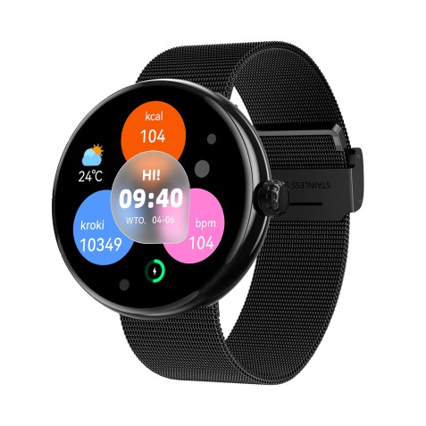SMARTWATCH FOREVIVE SB-365 BLACK FOREVER