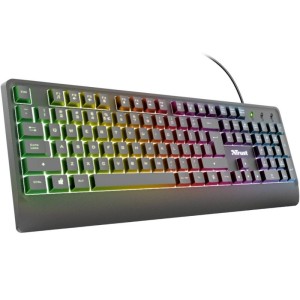 TECLADO GAMING TRUST ZIVA RAINBOW LED